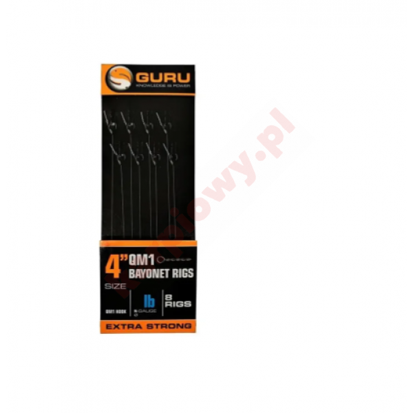 Przypony QM1 Rigs Z Bagnetem 0.19mm 10cm - roz 10