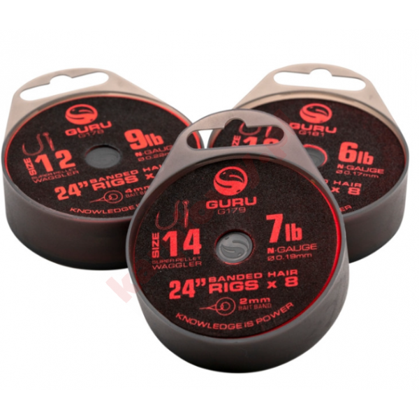 Przypon Super Pellet Waggler Banded 60cm - roz.12