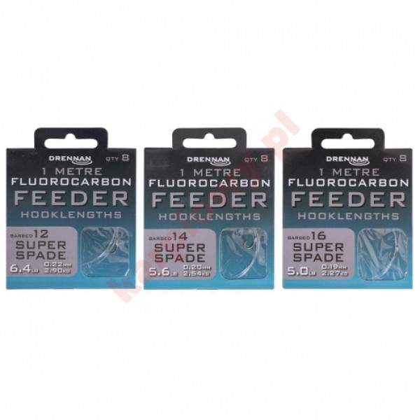 Przypony  Fluoro  Feeder Super Spade 12/0.22 1m