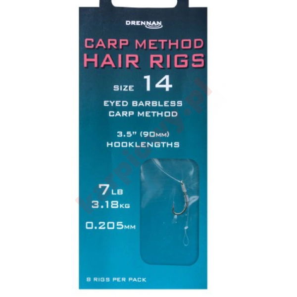Haczyki Carp MethodHair Rigs10/0.22