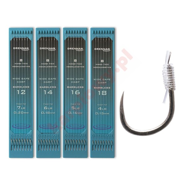 Przypony Wide Gape Carp 6 nr. 12