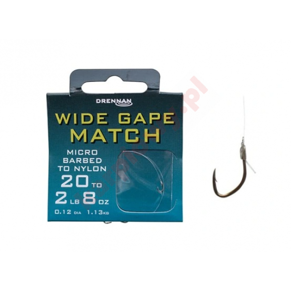 Gotowe Przypony Wide Gape Match 18/0,12mm 