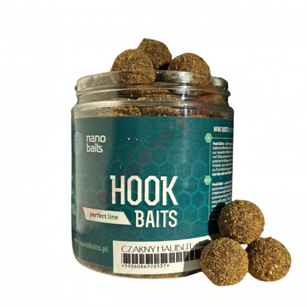 Perfect Hook Boilie Czarny Halibut  16mm 250ml