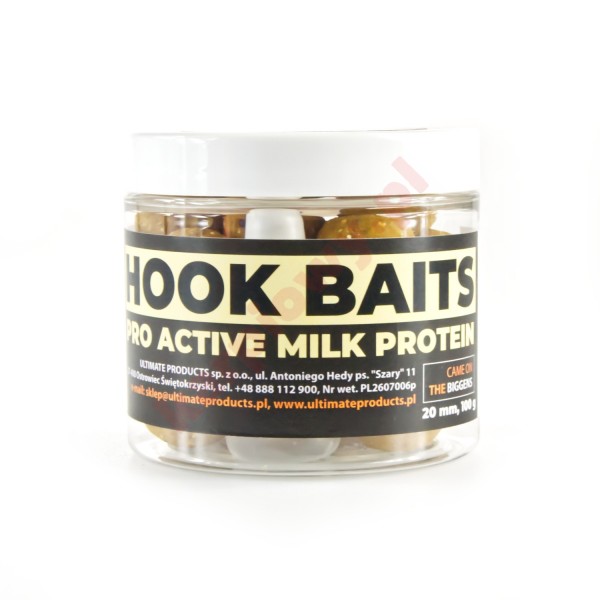 Kulki Hook Baits Pro Milk Active Protein 20mm