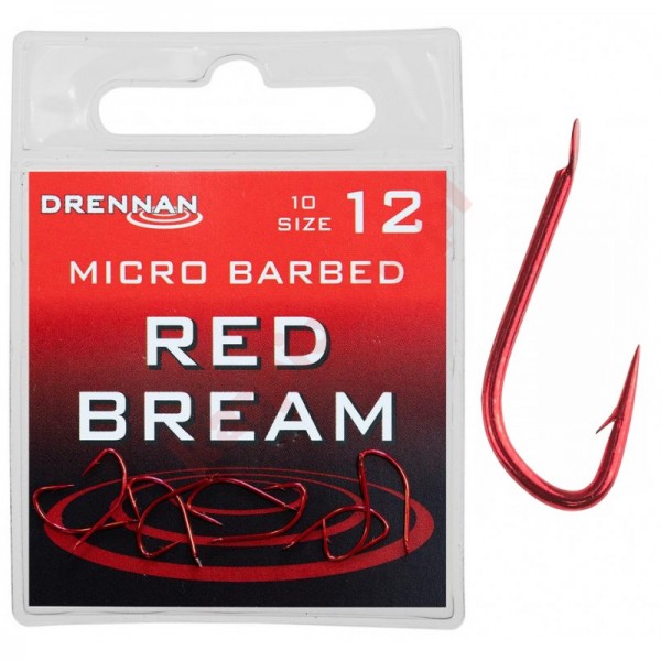 Haczyki Red Bream 10 sztuk - roz. 14