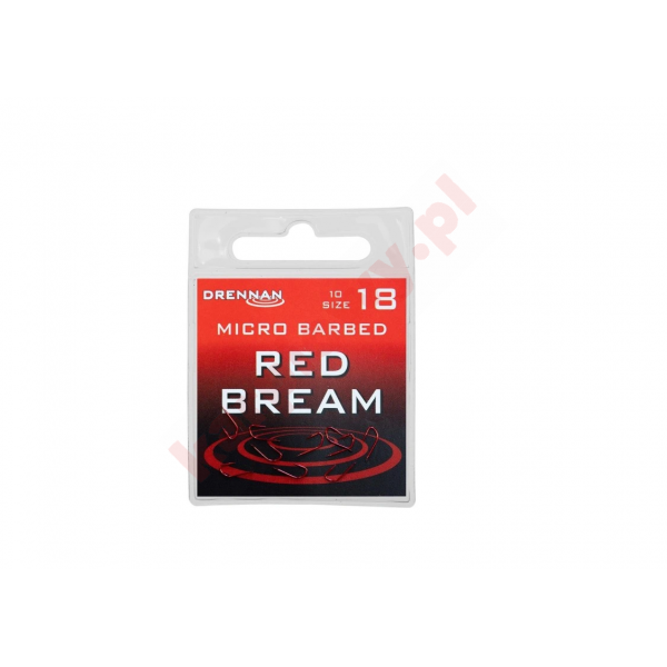 Haczyki Drennan Red Bream 10szt. Nr18