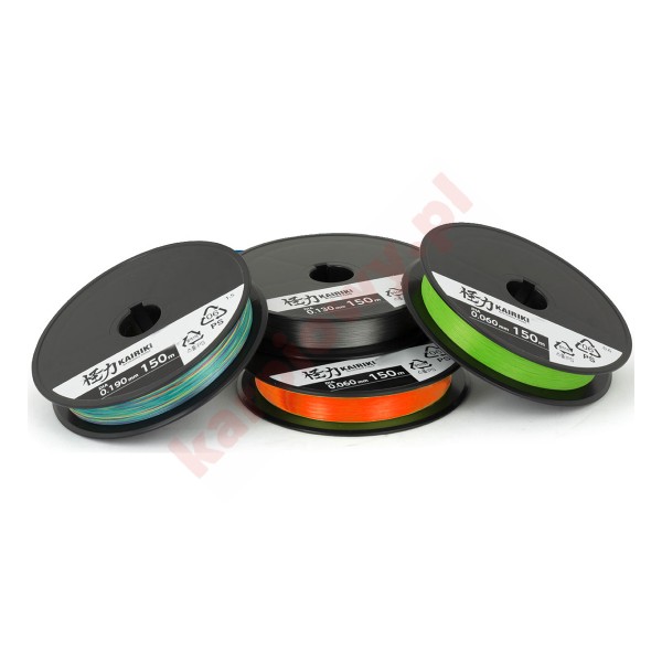 Plecionka Kairiki 4 0,060mm -150m 4,4kg Gray