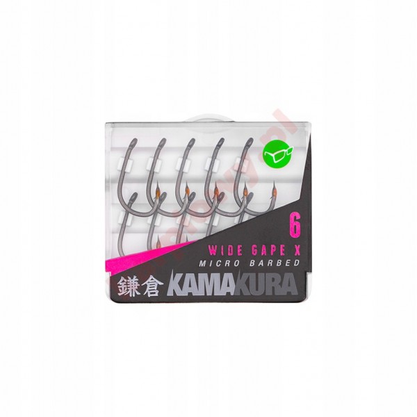 Haczyki Kamakura Wide Gape X size 6