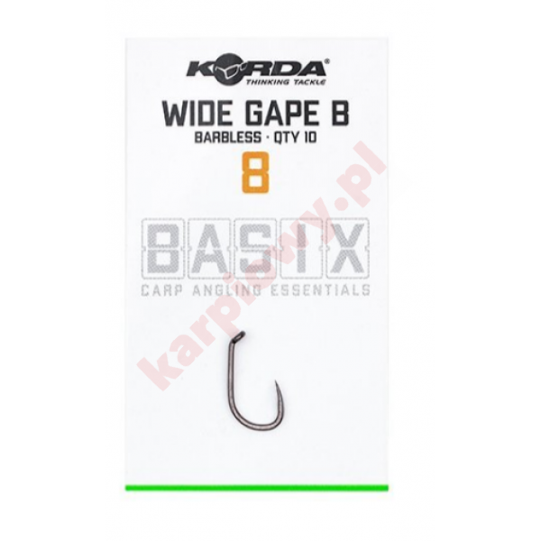 Haczyki Basix Wide Gap 8 Barbless