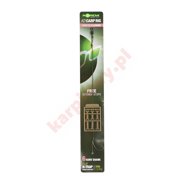 Przypon N-Trap KD Rig Barbless Kurv Shank B 8 - 30 lb N-Trap 