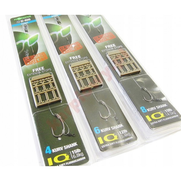 Przypon IQ D Rig Size 6 B Kurv 12Lb