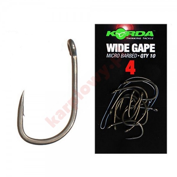 Haczyki Wide Gape Size 04