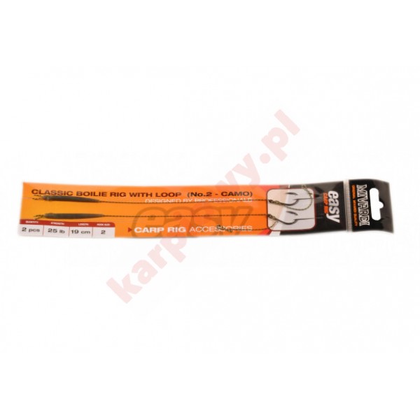 Gotowe Przypony CLLASIC BOILIE NR2 CAMO 2PCS 