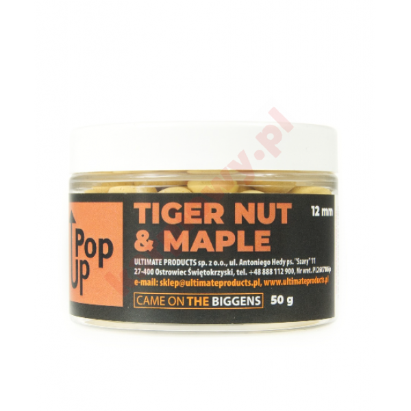 Kulki pop-up - tiger nut  maple 12mm