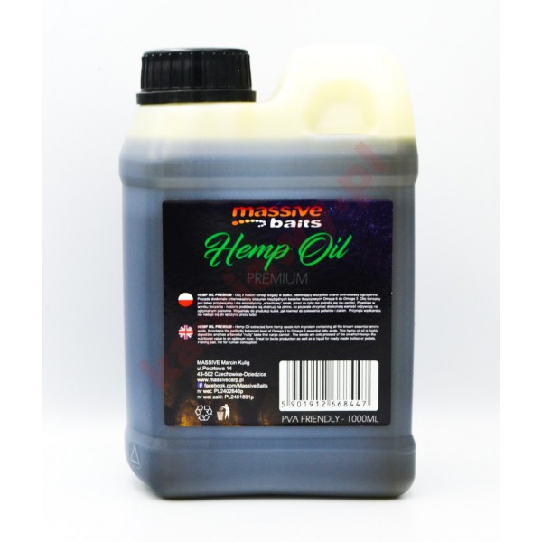 Liquid hemp oil premium 1l