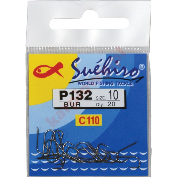 Haczyki P132 suehiro BUR nr14 / 20szt