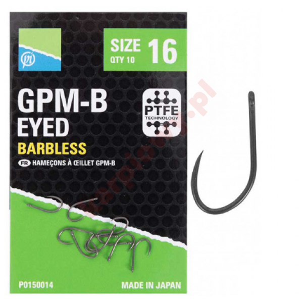 Haczyki GPM-B Barbless - roz.12