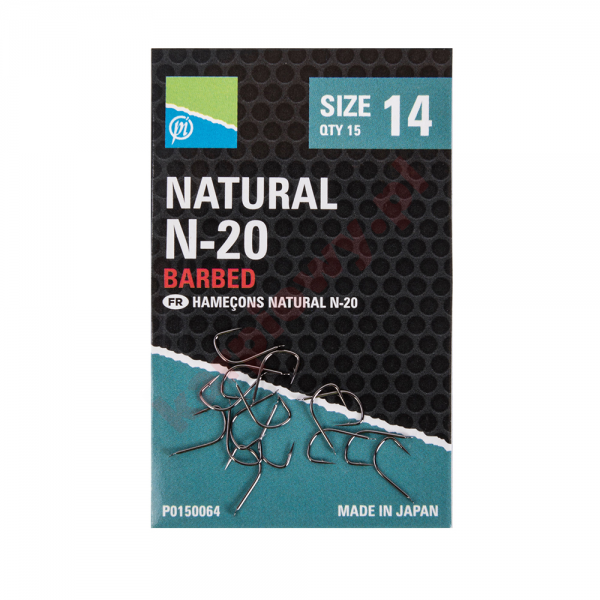 Haczyki Natural N-20 size 18