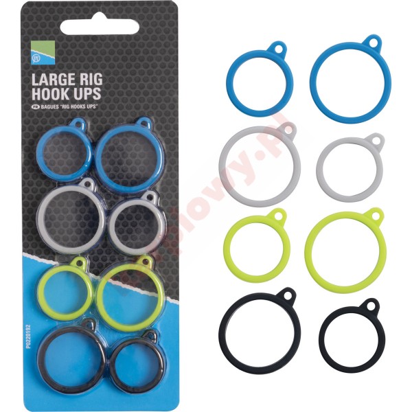Gumki Preston Rig Hook Up's - Large