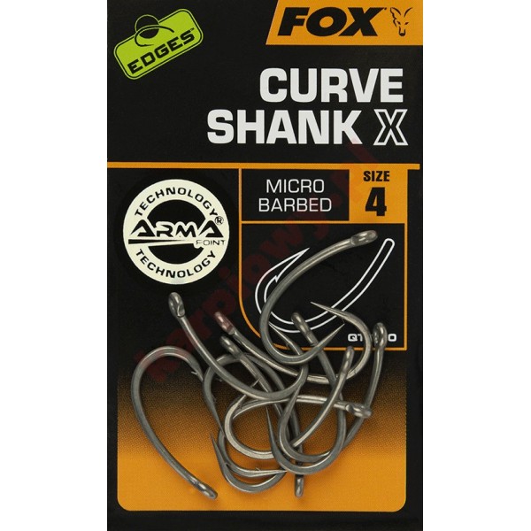 Haczyki curve shank X Size 4