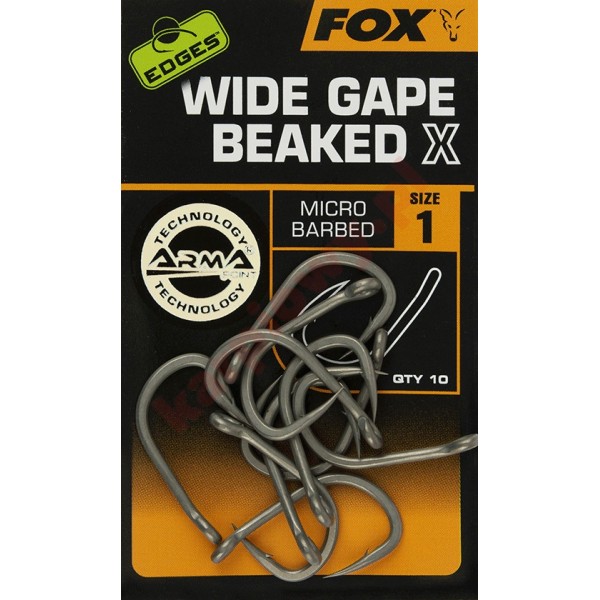 Haczyki Edges Wide Gape Beaked X Size 1