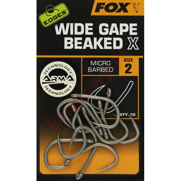 Haczyki wide gape beaked X Size 2