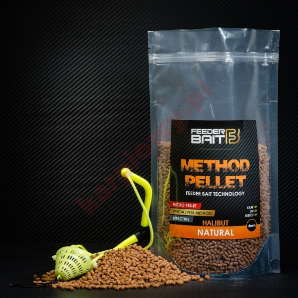 Pellet natural micro 4mm halibut 800g