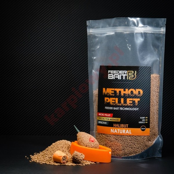 Pellet natural micro 2mm halibut 800g