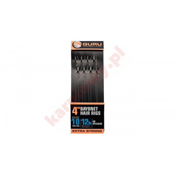 Gotowe przypony - bayonet ready rigs 4 (0.22/size 12)