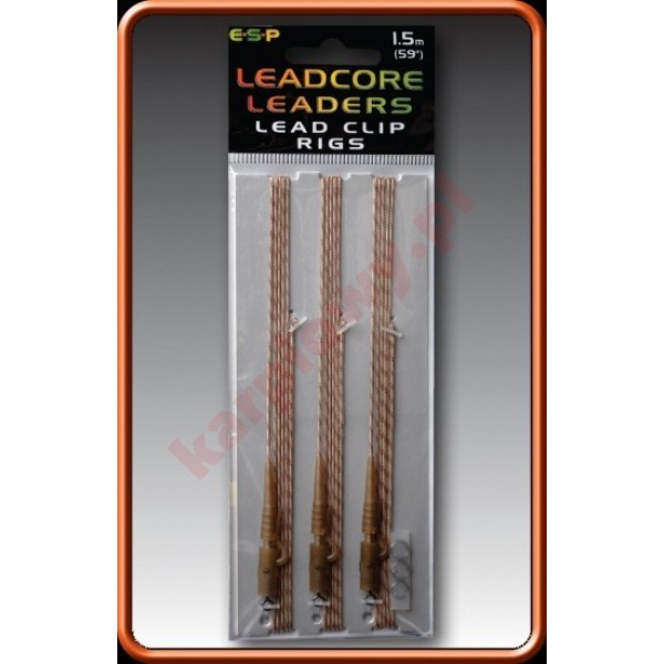 Zestaw końcowy - leaders lead clip rig camo 1m 