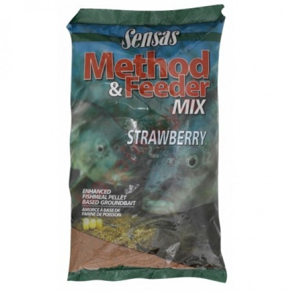 Zanęta method mix strawberry red 1kg