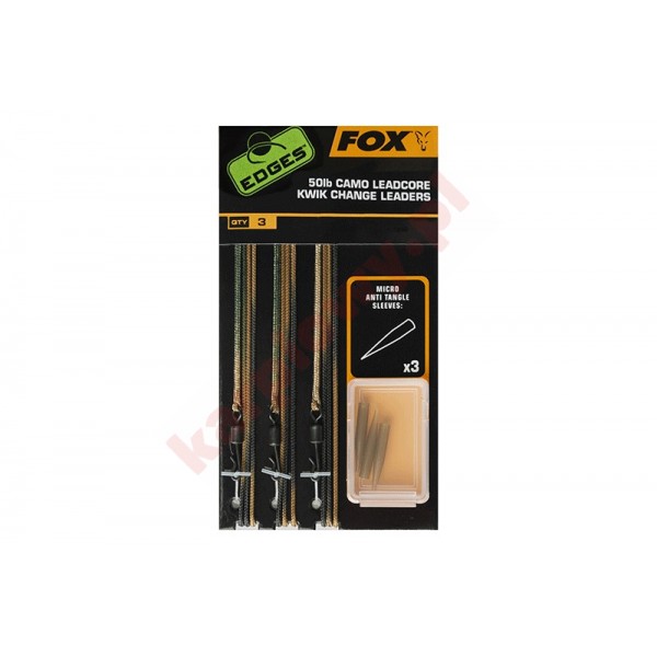Gotowe przypony - Camo Leadcore Kwik Change Leaders 50lb