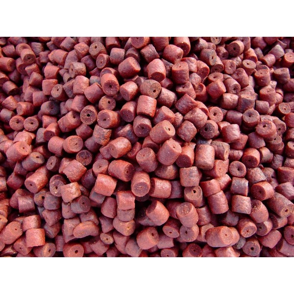 Pellet krewetka 12 mm z otworem 1kg