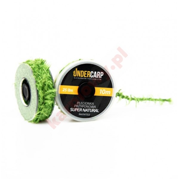 Plecionka przyponowa 10m/25 lbs SUPER NATURAL – zielona