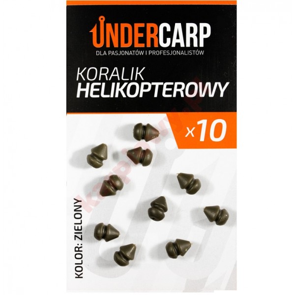 Koralik helikopterowy – zielony