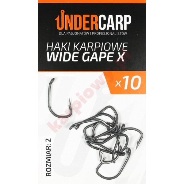 Teflonowe haki karpiowe WIDE GAPE X roz 2