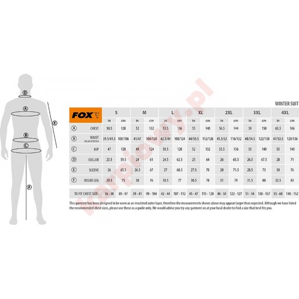 Kombinezon zimowy - Winter Suit XXXXL Kombinezon zimowy - Winter Suit XXXXL