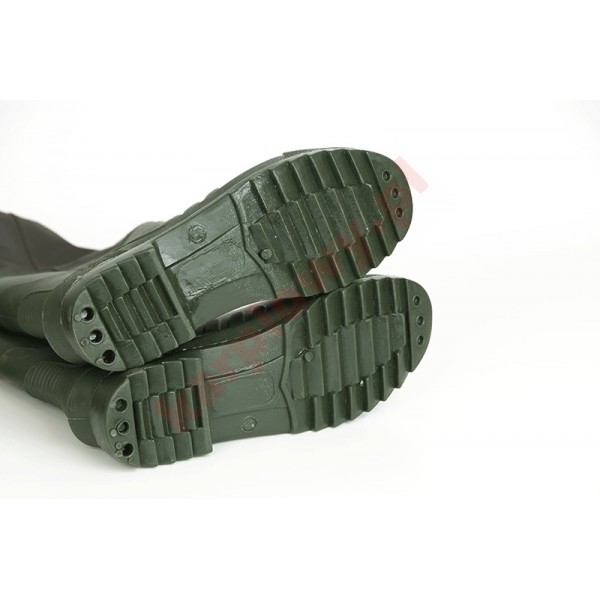 Spodniobuty - lightweight green waders 8UK/42EU