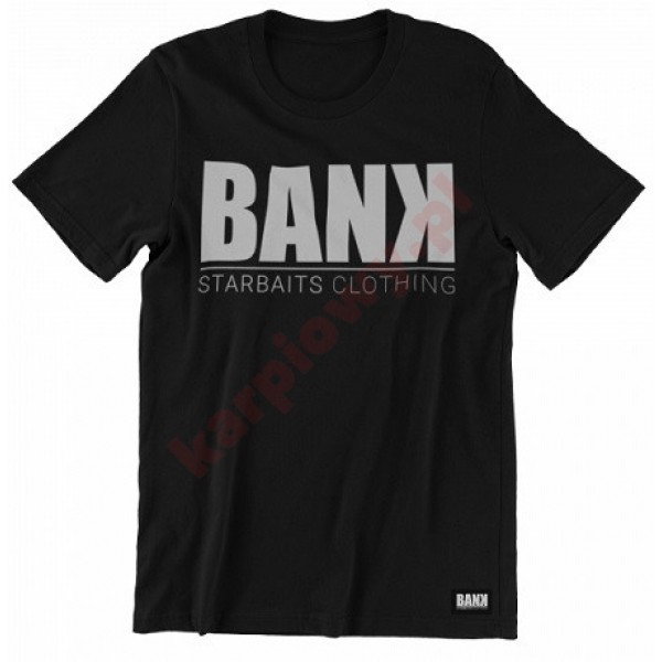 Koszulka BANK BLACK TEE SHIRT - S
