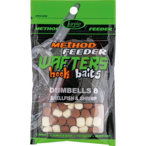 Kulki wafters hook baits dumbells shellfish & shrimp 8x10 / 15g	