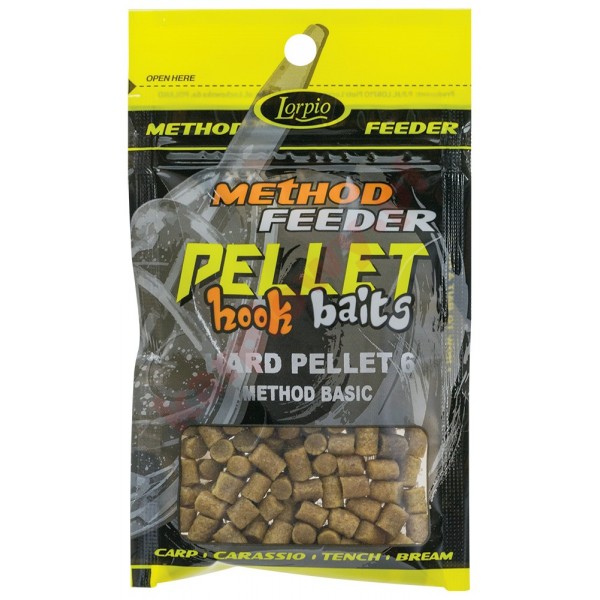 Pellet hook baits hard pellet - method basic 6mm 25g 