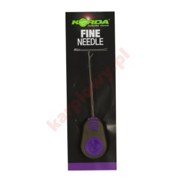 Igła - fine latch needle 7cm purple
