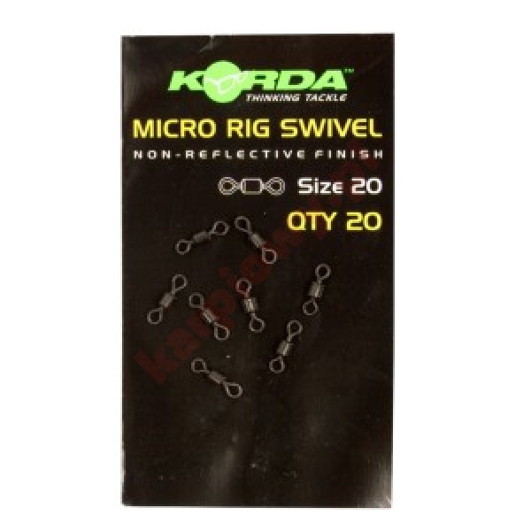 Krętliki - micro rig swivel 20 szt
