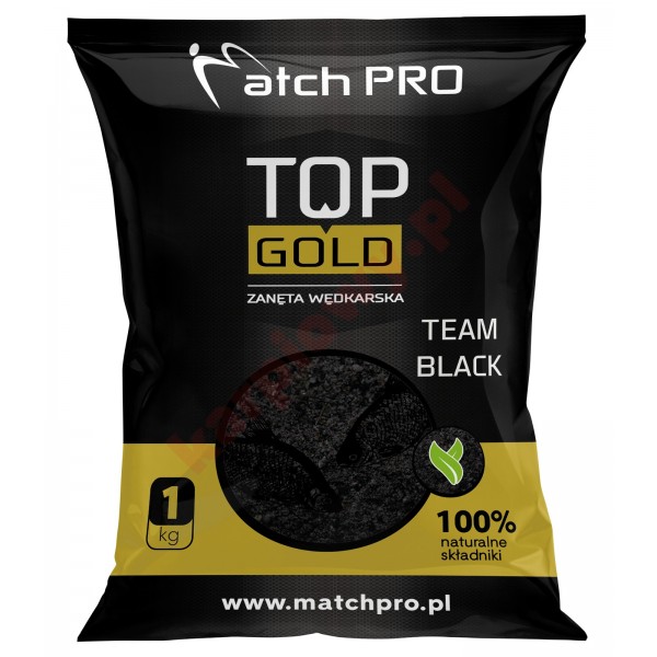 Zanęta top gold team black 1kg
