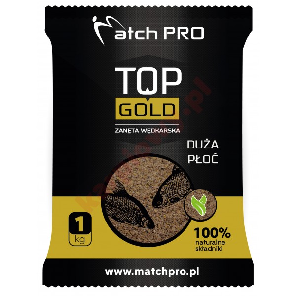 Zanęta top gold duża płoć 1kg