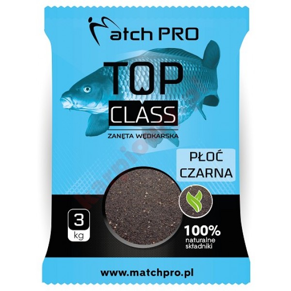 Zanęta top class płoć czarna 3kg