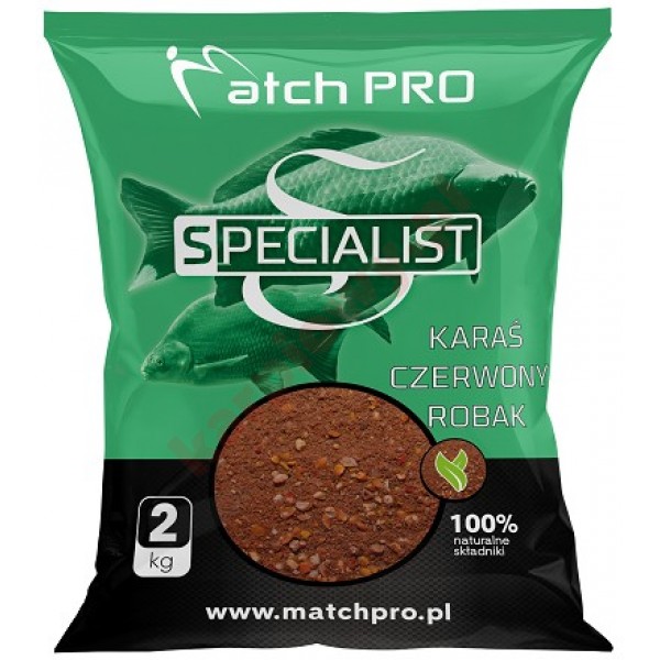 Zanęta specialist karaś czerwony robak 2kg