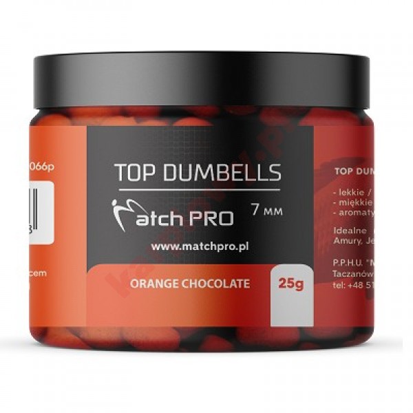 Kulki top dumbells orange chocolate 7mm 25g