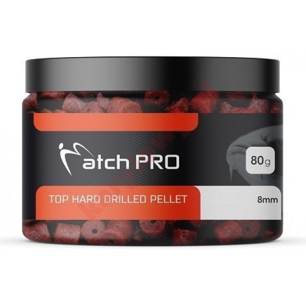 Pellet top hard drilled orange chocolate 8mm/80g