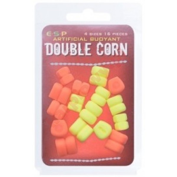 Sztuczna kukurydza - double corn orange & fluo yellow